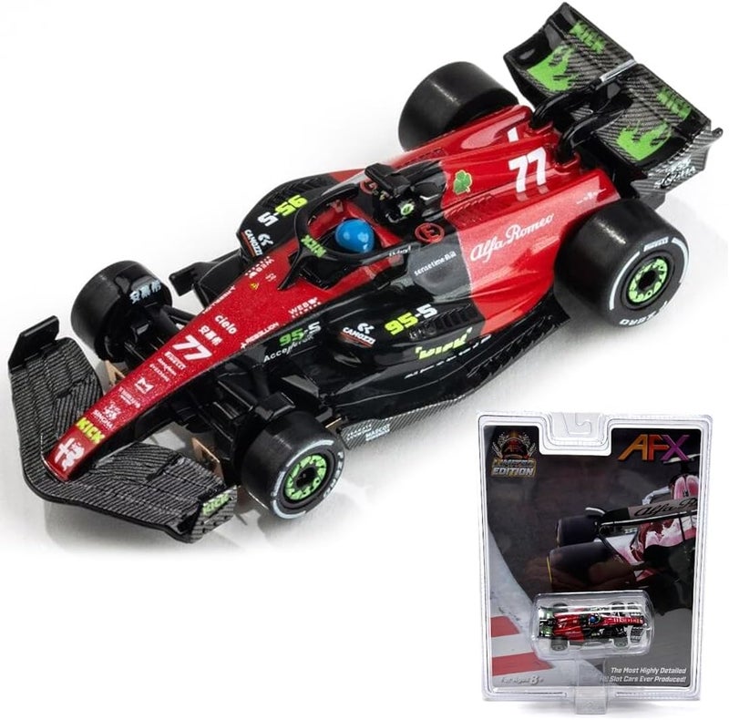 AFX 22081 Alfa Romeo F1 Spa Valtteri Bottas HO Slot Car Formula One - Image 1